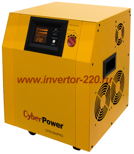 мощный инвертор CyberPower cps7500 pro