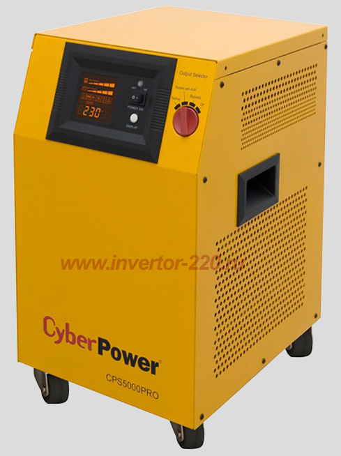 внешний вид модели инвертор CyberPower cps5000 чистый синус